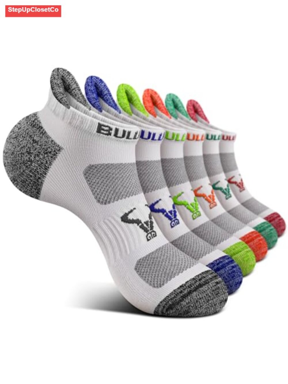 Women's Athletic Ankle Running Socks Multi-Pack Cushioned No Show Arch Support